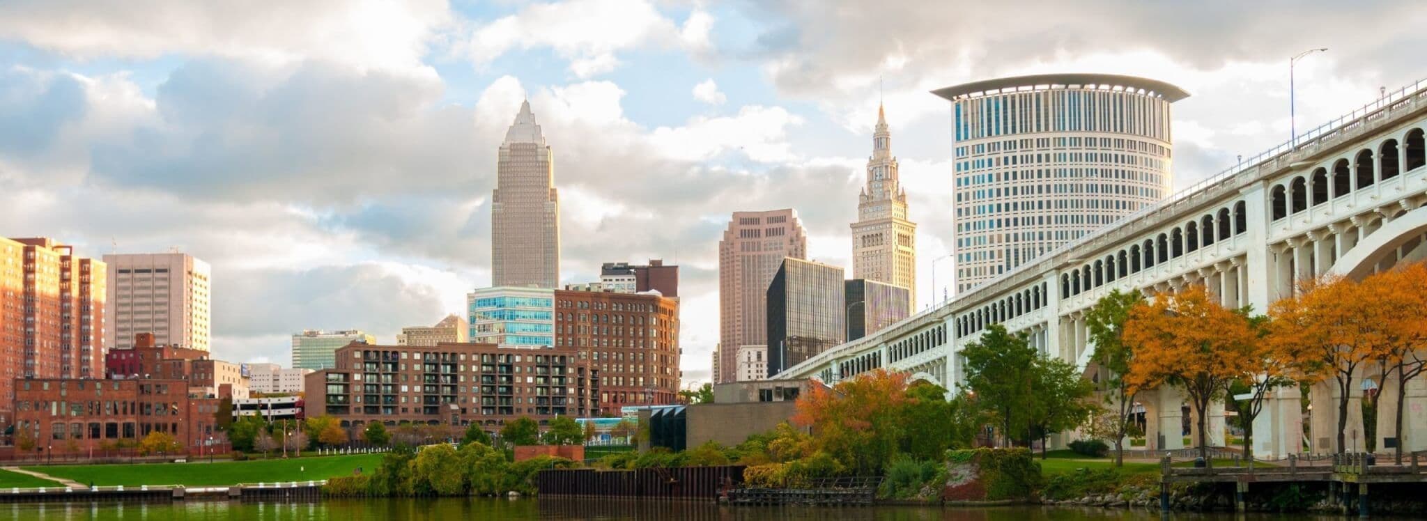 Cleveland riverfront