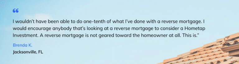 quote from Brenda K. about Hometap