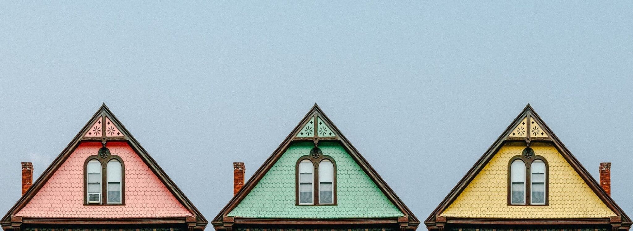 Three rooftops