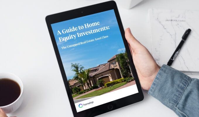 ipad with guide to home equity investments